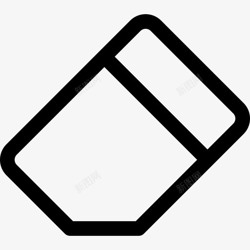 橡皮擦编辑工具11线性图标svg_新图网 https://ixintu.com 橡皮擦 矢量编辑工具11 线性