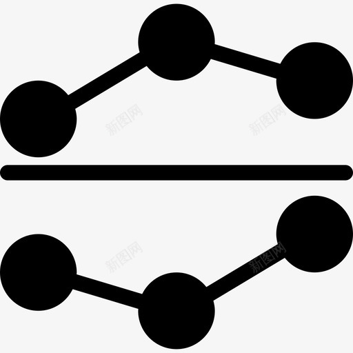 折线图图表4填充图标svg_新图网 https://ixintu.com 图表4 填充 折线图