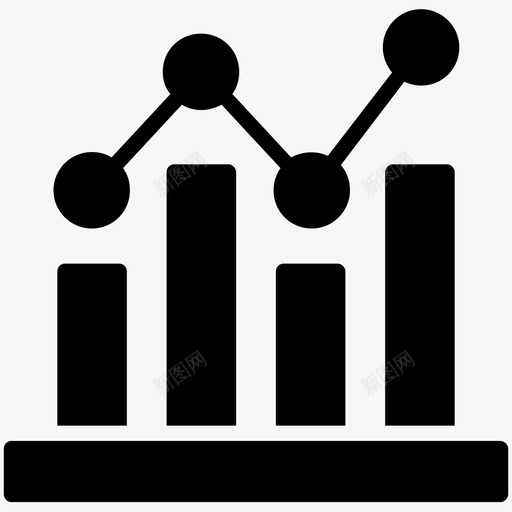 图形分析分析条形图图标svg_新图网 https://ixintu.com 分析 图形分析 市场和经济字形图标 条形图 研究分析