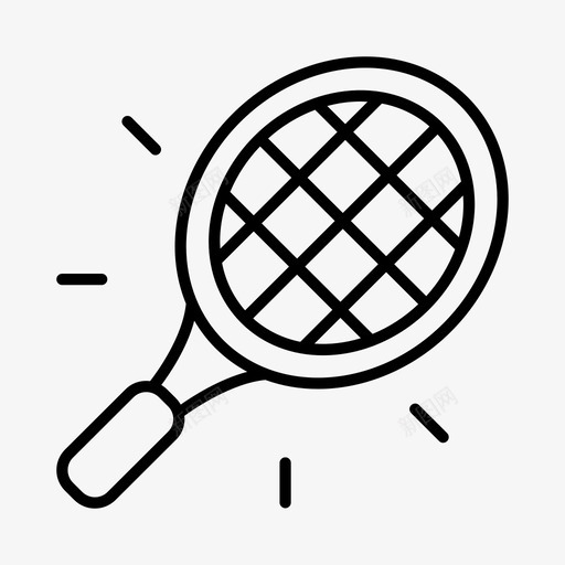 网球拍学术教育图标svg_新图网 https://ixintu.com 体育 学术 学校 教育 网球拍