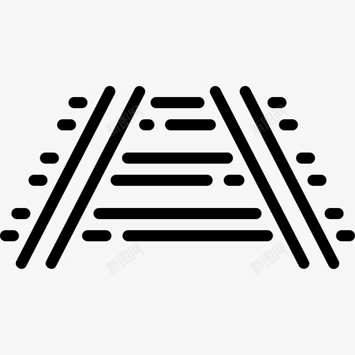 轨道站台铁路图标svg_新图网 https://ixintu.com 旅行 站台 轨道 铁路