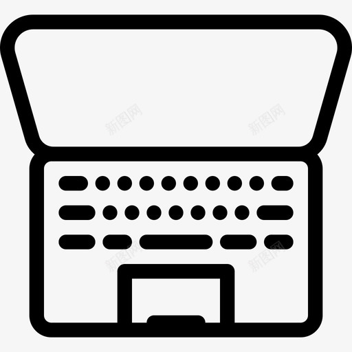 MacbookProit组件线性图标svg_新图网 https://ixintu.com MacbookPro it组件 线性