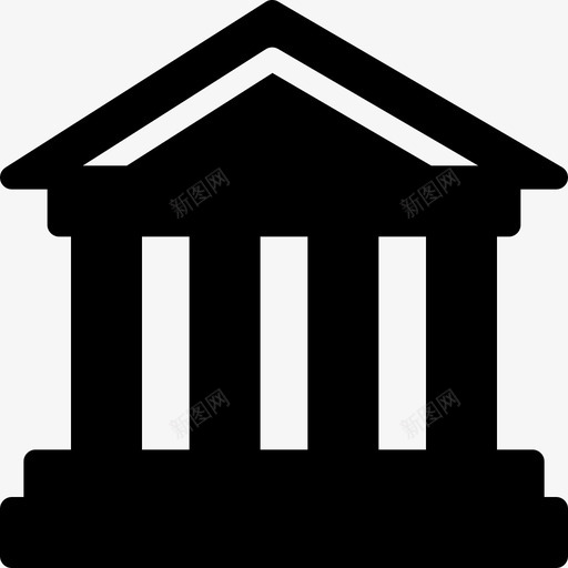万神殿古代建筑图标svg_新图网 https://ixintu.com 万神殿 古代 建筑 建筑实心图标 罗马