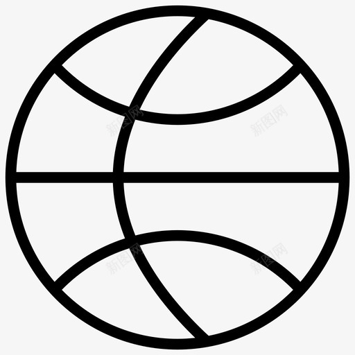 篮球篮球比赛运球图标svg_新图网 https://ixintu.com 篮球 篮球比赛 篮球线图标 运动球 运球
