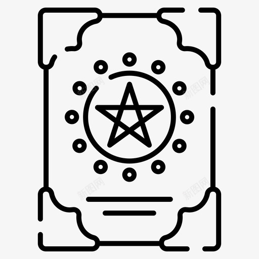 拼写本万圣节魔法图标svg_新图网 https://ixintu.com 万圣节 万圣节小幽灵 拼写本 魔法