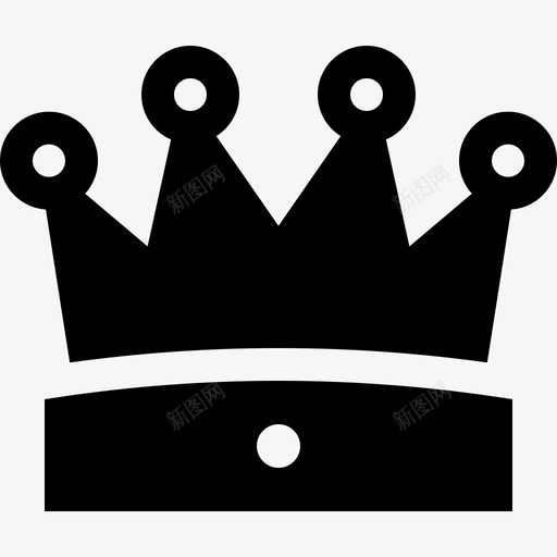 皇冠圣诞95填充图标svg_新图网 https://ixintu.com 圣诞95 填充 皇冠