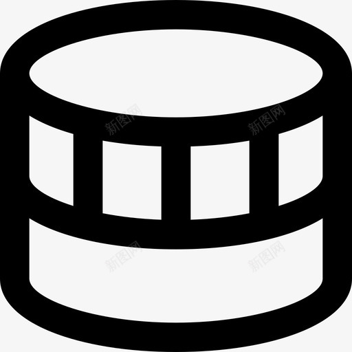 数据库基础12线性图标svg_新图网 https://ixintu.com 基础12 数据库 线性