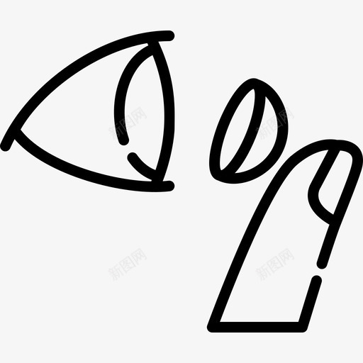 隐形眼镜验光师3线性图标svg_新图网 https://ixintu.com 线性 隐形眼镜 验光师3
