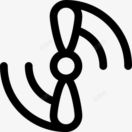 螺旋桨无人机9直线型图标svg_新图网 https://ixintu.com 无人机9 直线型 螺旋桨