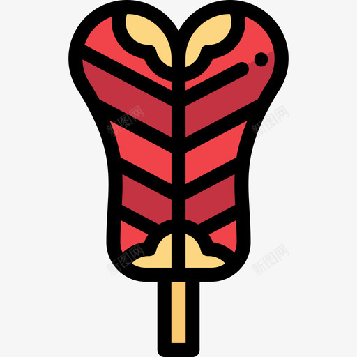 扇子瓷器10线颜色图标svg_新图网 https://ixintu.com 扇子 瓷器10 线颜色