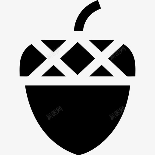 橡子水果蔬菜5图标svg_新图网 https://ixintu.com 填充 橡子 水果 蔬菜5