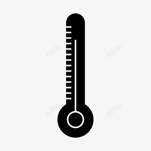 温度计炎热夏季图标svg_新图网 https://ixintu.com 健康字形 夏季 温度 温度计 温暖 炎热