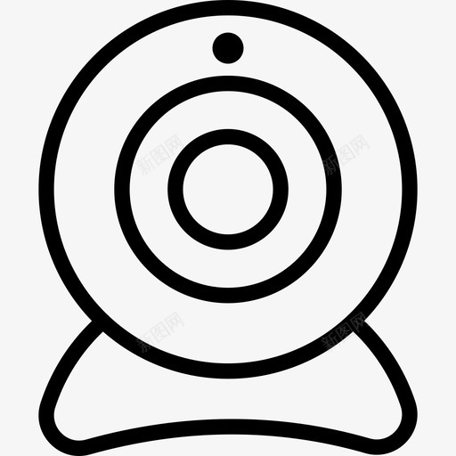 网络摄像头商务144线性图标svg_新图网 https://ixintu.com 商务144 线性 网络摄像头