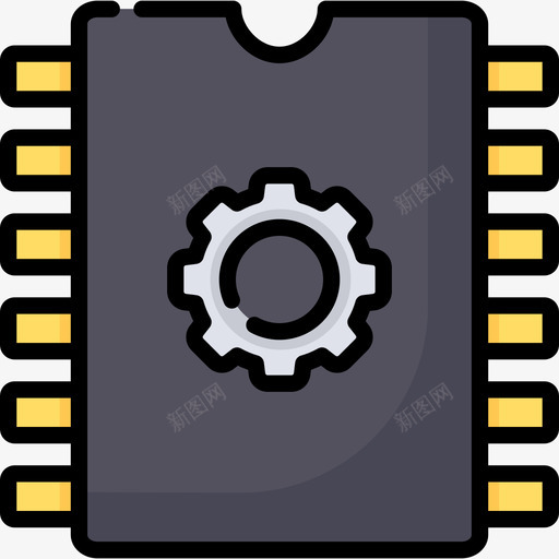 硬件技术支持14线性颜色图标svg_新图网 https://ixintu.com 技术支持14 硬件 线性颜色