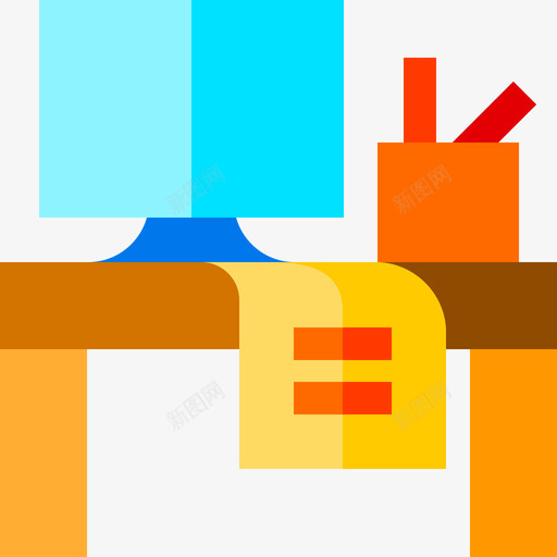 工作台工作区4平面图标svg_新图网 https://ixintu.com 工作区4 工作台 平面
