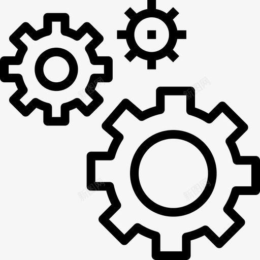 设置编码编程2线性图标svg_新图网 https://ixintu.com 线性 编码编程2 设置