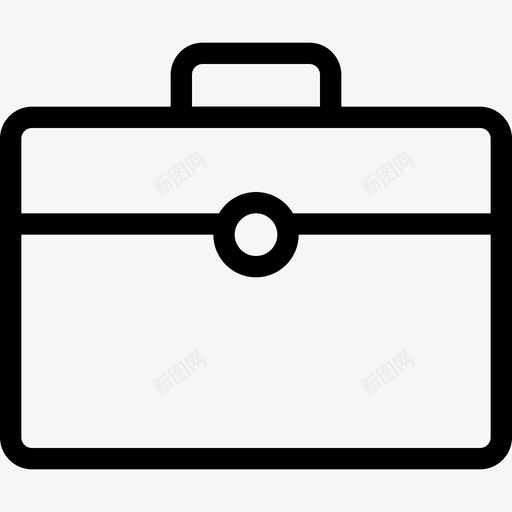 公文包手提包把手图标svg_新图网 https://ixintu.com 公文包 办公室 基本路线图标 手提包 把手 旅行