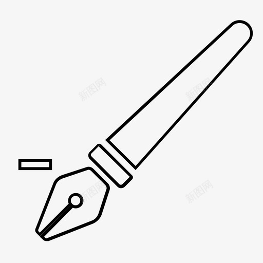 带负白色的笔带负号的笔铅笔图标svg_新图网 https://ixintu.com 带负号的笔 带负白色的笔 铅笔