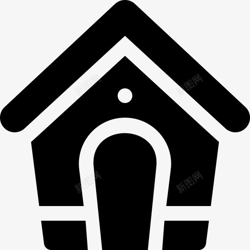 宠物屋兽医4已填充图标svg_新图网 https://ixintu.com 兽医4 宠物屋 已填充