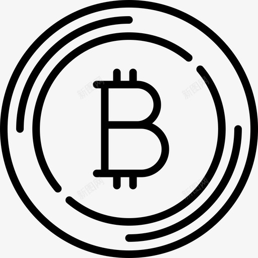 比特币电子商务40线性图标svg_新图网 https://ixintu.com 比特币 电子商务40 线性
