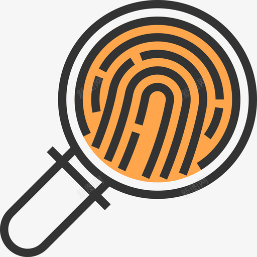 证据警探黄影图标svg_新图网 https://ixintu.com 警探 证据 黄影