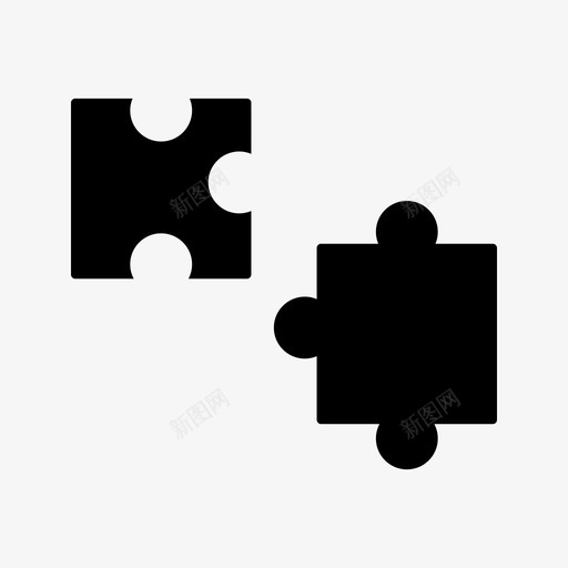 拼图计划商业战略图标svg_新图网 https://ixintu.com 商业战略 拼图 计划