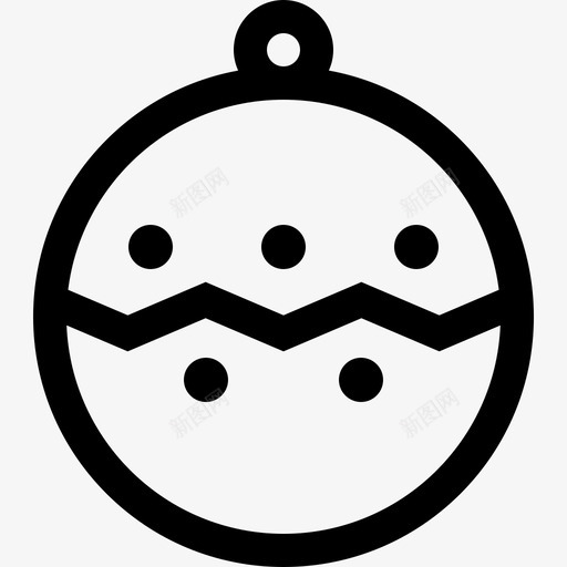 圣诞饰品96直线型图标svg_新图网 https://ixintu.com 圣诞饰品96 直线型