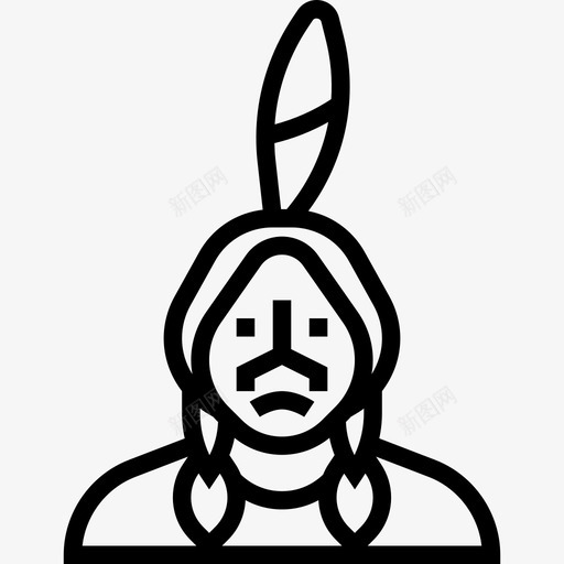 印第安人印第安人2直系图标svg_新图网 https://ixintu.com 印第安人 印第安人2 直系