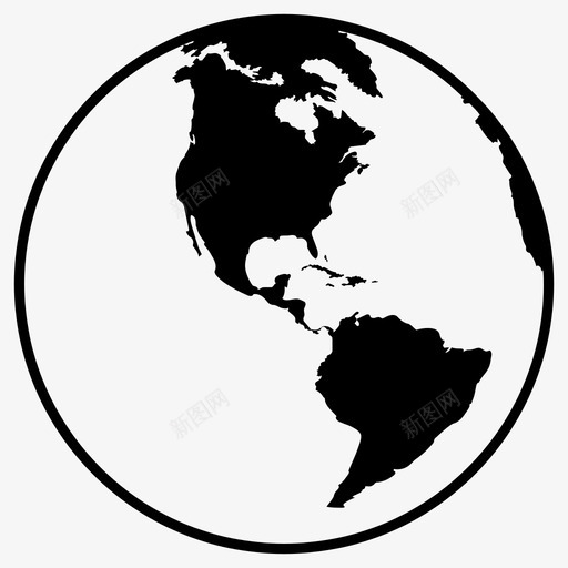 地球地面陆地图标svg_新图网 https://ixintu.com 世界 地球 地面 行星 陆地