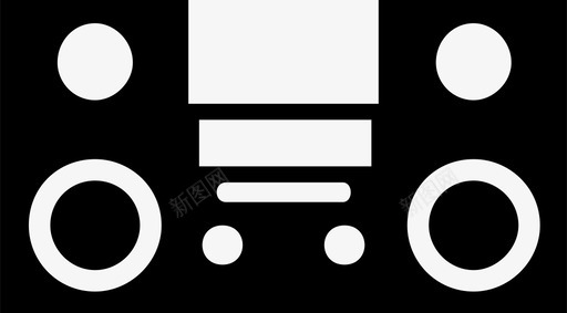 音响家庭影院音乐图标svg_新图网 https://ixintu.com 家庭影院 扬声器 派对 音乐 音响