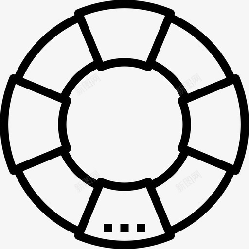 救生员救援5号直线型图标svg_新图网 https://ixintu.com 救援5号 救生员 直线型