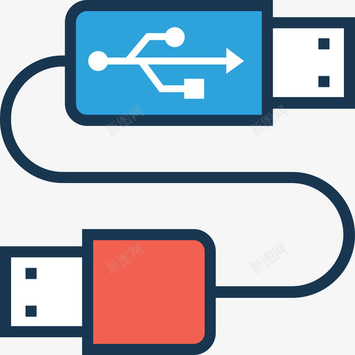 Pendrive网页与开发12线性颜色图标svg_新图网 https://ixintu.com Pendrive 线性颜色 网页设计与开发12