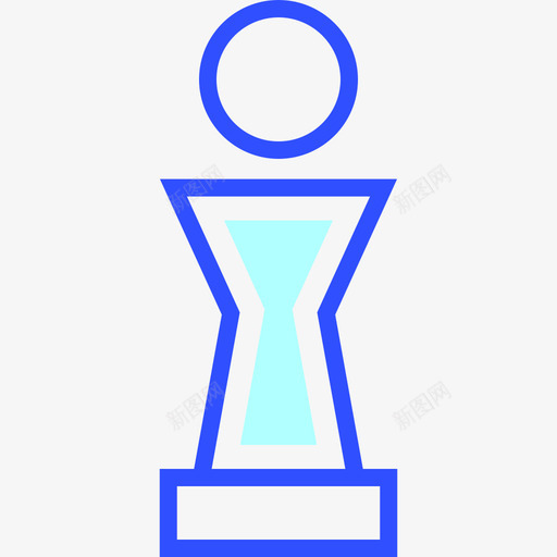 金球奖电影录影带线性色彩图标svg_新图网 https://ixintu.com 电影录影带 线性色彩 金球奖