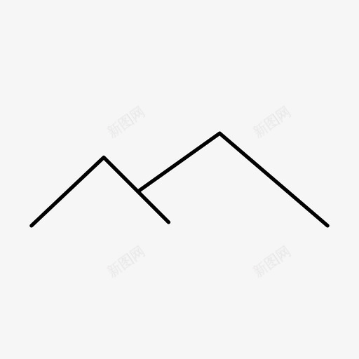 山景界面图标svg_新图网 https://ixintu.com 山 景 界面 网络图标线