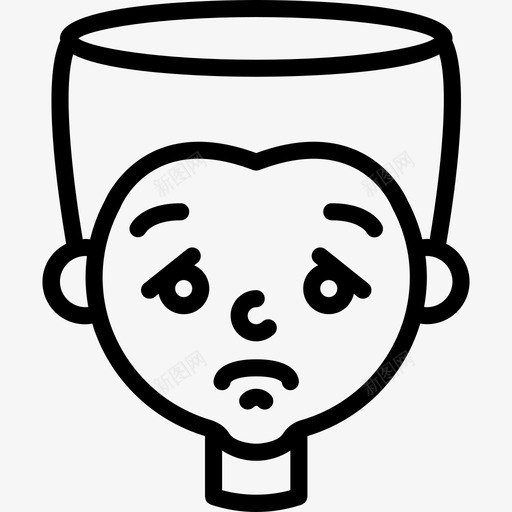男孩卡通化身2直系图标svg_新图网 https://ixintu.com 卡通化身2 男孩 直系