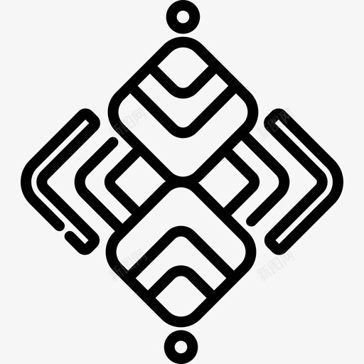 抽象波西米亚风格3线性图标svg_新图网 https://ixintu.com 抽象 波西米亚风格3 线性
