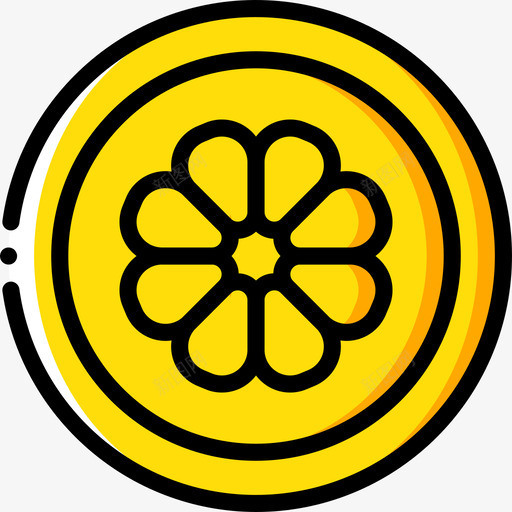 橙色美食7黄色图标svg_新图网 https://ixintu.com 橙色 美食7 黄色