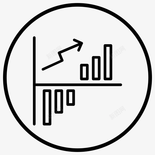 分析图表增长图标svg_新图网 https://ixintu.com 分析 图表 图表大纲中风循环01 增长 统计 财务报告