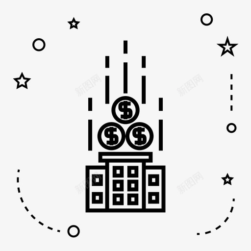 公寓住房贷款价格图标svg_新图网 https://ixintu.com 价格 住房贷款 公寓 房地产 物业 金融