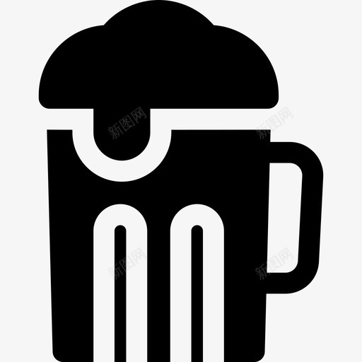啤酒夜派对5满的图标svg_新图网 https://ixintu.com 啤酒 夜派对5 满的