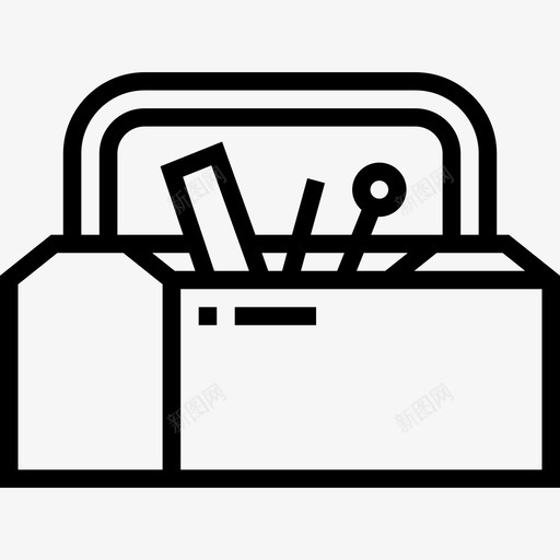 工具箱木工2线性图标svg_新图网 https://ixintu.com 工具箱 木工2 线性