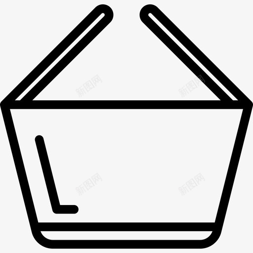 购物篮seo54线性图标svg_新图网 https://ixintu.com seo54 线性 购物篮