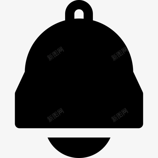 铃铛圣诞饰品7填充图标svg_新图网 https://ixintu.com 圣诞饰品7 填充 铃铛