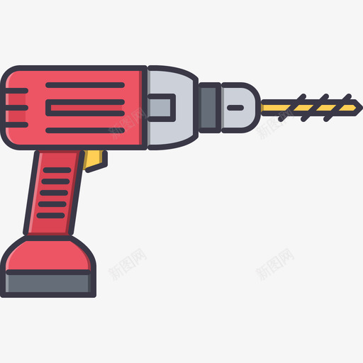 钻具9号楼颜色图标svg_新图网 https://ixintu.com 9号楼 钻具 颜色