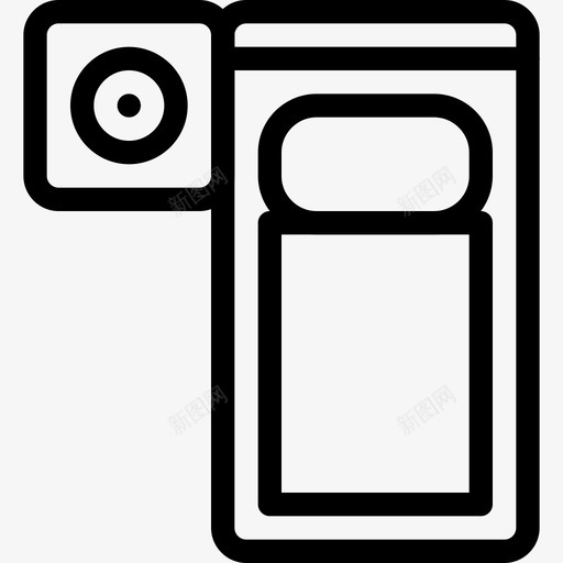 单人床舒适床垫图标svg_新图网 https://ixintu.com 单人床 床垫 建筑元素线图标 放松 枕头 舒适