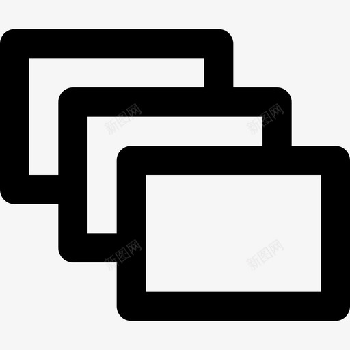 Windows基本配置12线性图标svg_新图网 https://ixintu.com Windows 基本配置12 线性