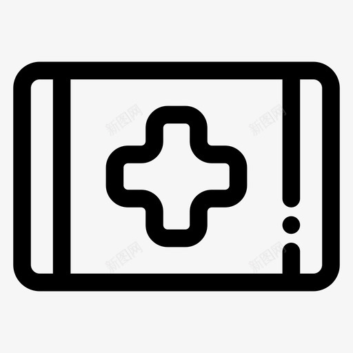 急救箱箱子药品图标svg_新图网 https://ixintu.com 急救箱 皇家战斗 箱子 药品
