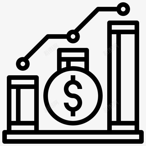 统计业务图表图形图标svg_新图网 https://ixintu.com 业务 图表图形 搜索引擎优化 演示 统计 财务