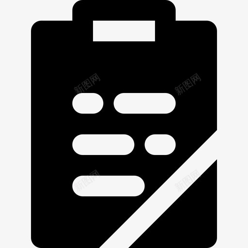 剪贴板要素13填充图标svg_新图网 https://ixintu.com 剪贴板 填充 要素13