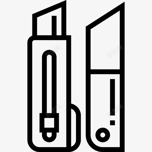 切割机文具9线性图标svg_新图网 https://ixintu.com 切割机 文具9 线性